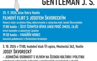 Literární a filmový gentleman J. Š. ve Vsetíně